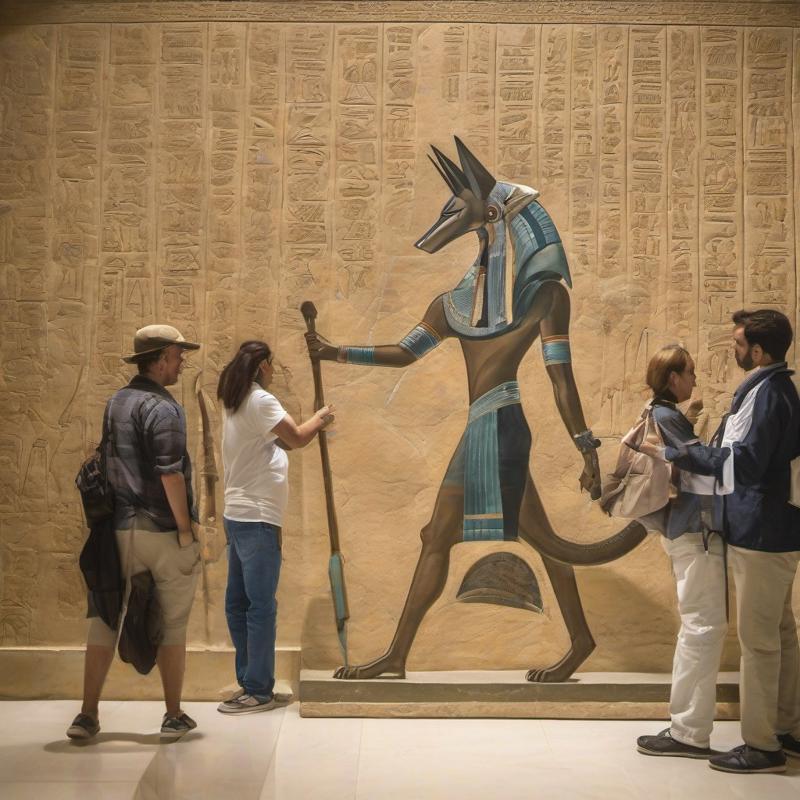 00185-turists visiting the cairo museum seeing an egyptian.jpg